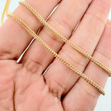 Cadena Franco 6.1g / 61cm / 1.9mm Oro Amarillo 18K