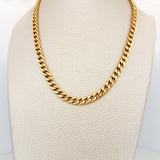 Cadena Cubana 8.95g / 61cm / 5.8mm Oro Amarillo 18K