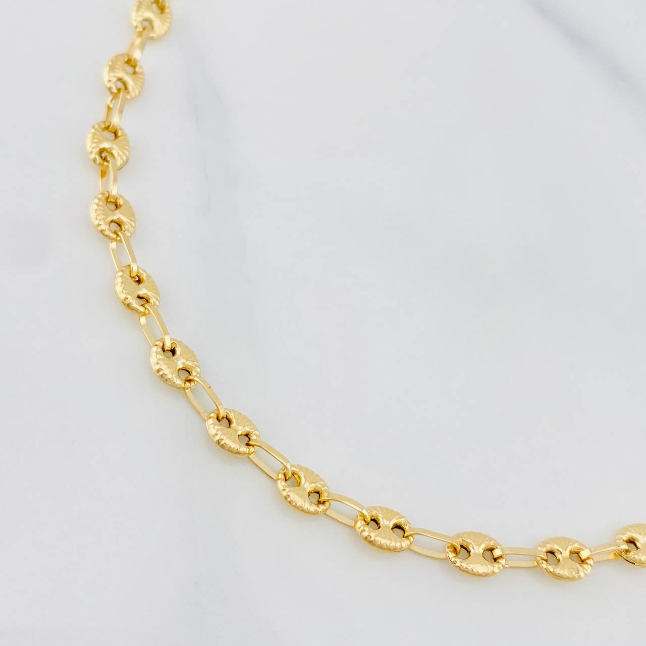 Pulso Gc diamantada 2.25g / 19cm / 4.08mm Oro Amarillo 18K