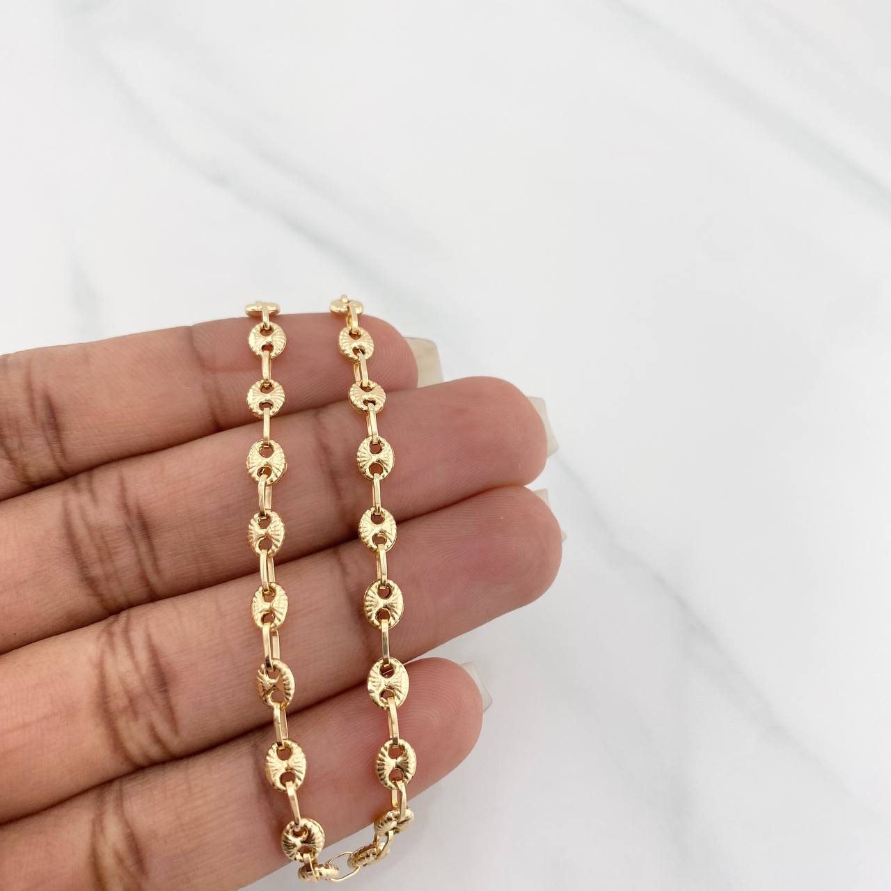 Pulso Gc diamantados 2.35g / 18.05cm / 4.09mm Oro Amarillo 18K