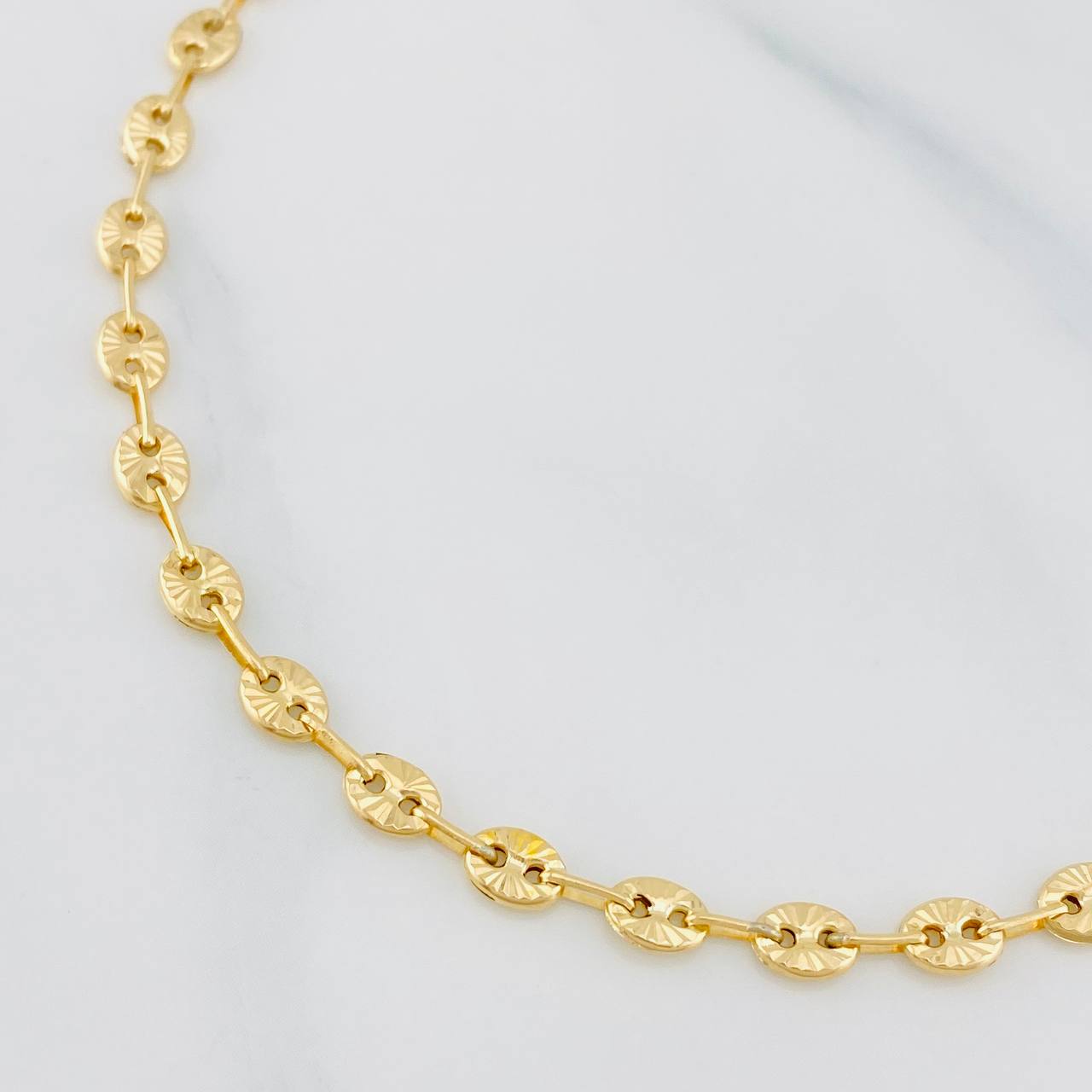 Tobillera Gc 3.5g / 26cm / 3.9mm Oro Amarillo 18K