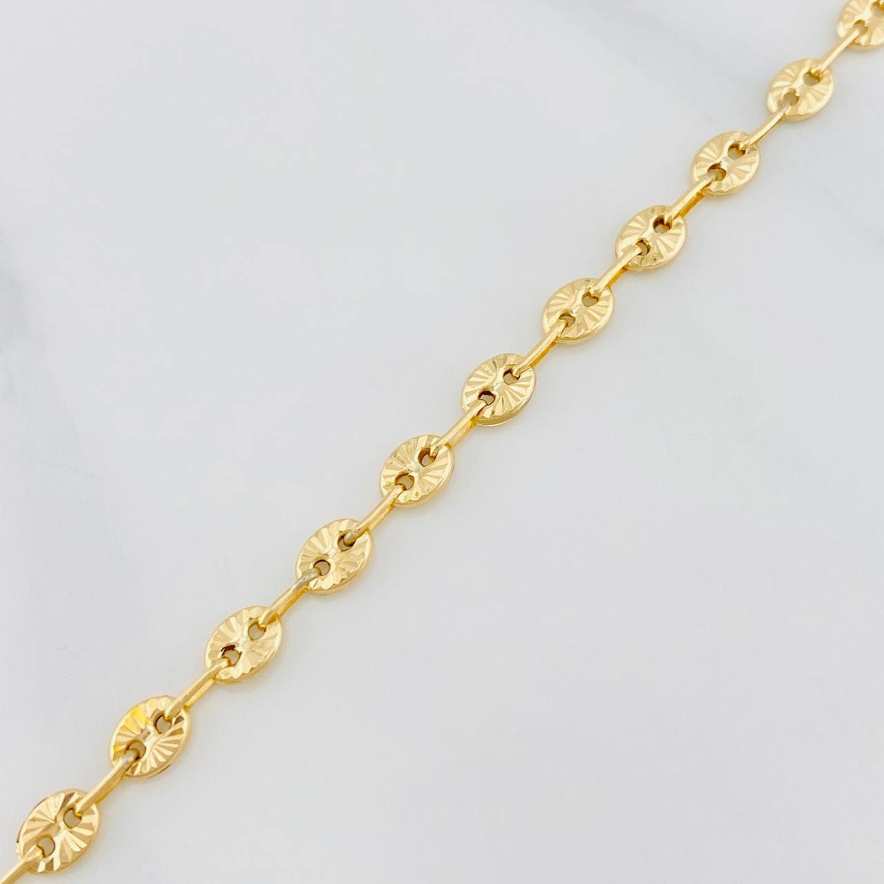 Tobillera Gc 3.5g / 26cm / 3.9mm Oro Amarillo 18K