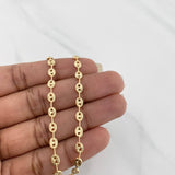 Tobillera Gc 3.5g / 26cm / 3.9mm Oro Amarillo 18K
