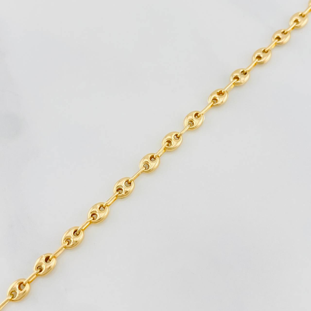 Tobillera Gc 2.25g / 23.05cm / 4.53mm Oro Amarillo 18K