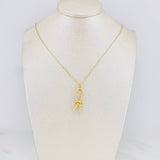 Cadena Aro seguido dije moño 2.7g / 45.5cm / 0.6mm Oro Amarillo 18K