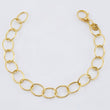 Pulso Aro Seguido Burbuja 3.4gr / 18cm / 8.7mm Oro Amarillo +3 18K ©