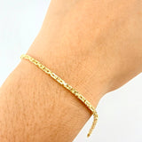 Pulso Peruano 3.1gr / 19cm / 1.9mm Oro Amarillo +3 18K *