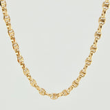 Cadena Marinera 16.9gr / 70cm / 4.5mm Oro Amarillo +3 18K