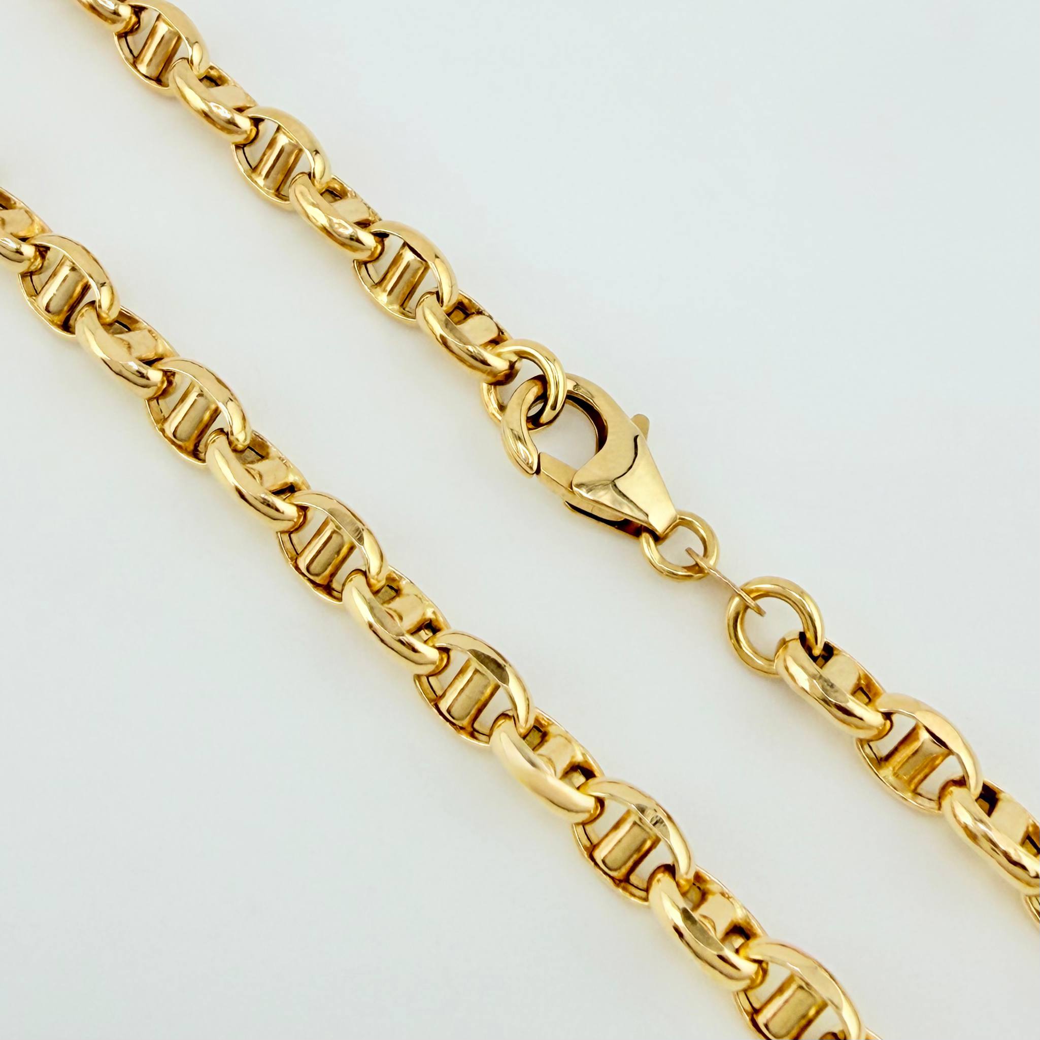 Cadena Marinera 9.75gr / 60cm / 3.5mm Oro Amarillo +3 18K *