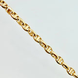 Cadena Marinera 16.9gr / 70cm / 4.5mm Oro Amarillo +3 18K