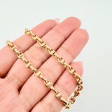 Cadena Marinera 9.75gr / 60cm / 3.5mm Oro Amarillo +3 18K *