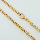 Cadena Marinera 4.1gr / 50cm / 2.5mm Oro Amarillo +3 18K ©