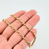 Cadena Marinera 9.8gr / 60cm / 3.5mm Oro Amarillo +3 18K