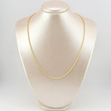 Cadena Marinera 4.05gr / 50cm / 2.5mm Oro Amarillo +3 18K