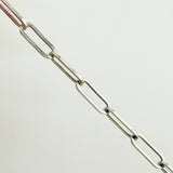 Cadena Cajon 4.85gr / 50cm / 3.3mm Oro Blanco +3 18K *