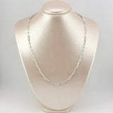 Cadena Cajon 4.85gr / 50cm / 3.3mm Oro Blanco +3 18K *