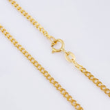 Cadena Cubana 1.65gr / 45cm / 1.6mm Oro Amarillo +1 18K *