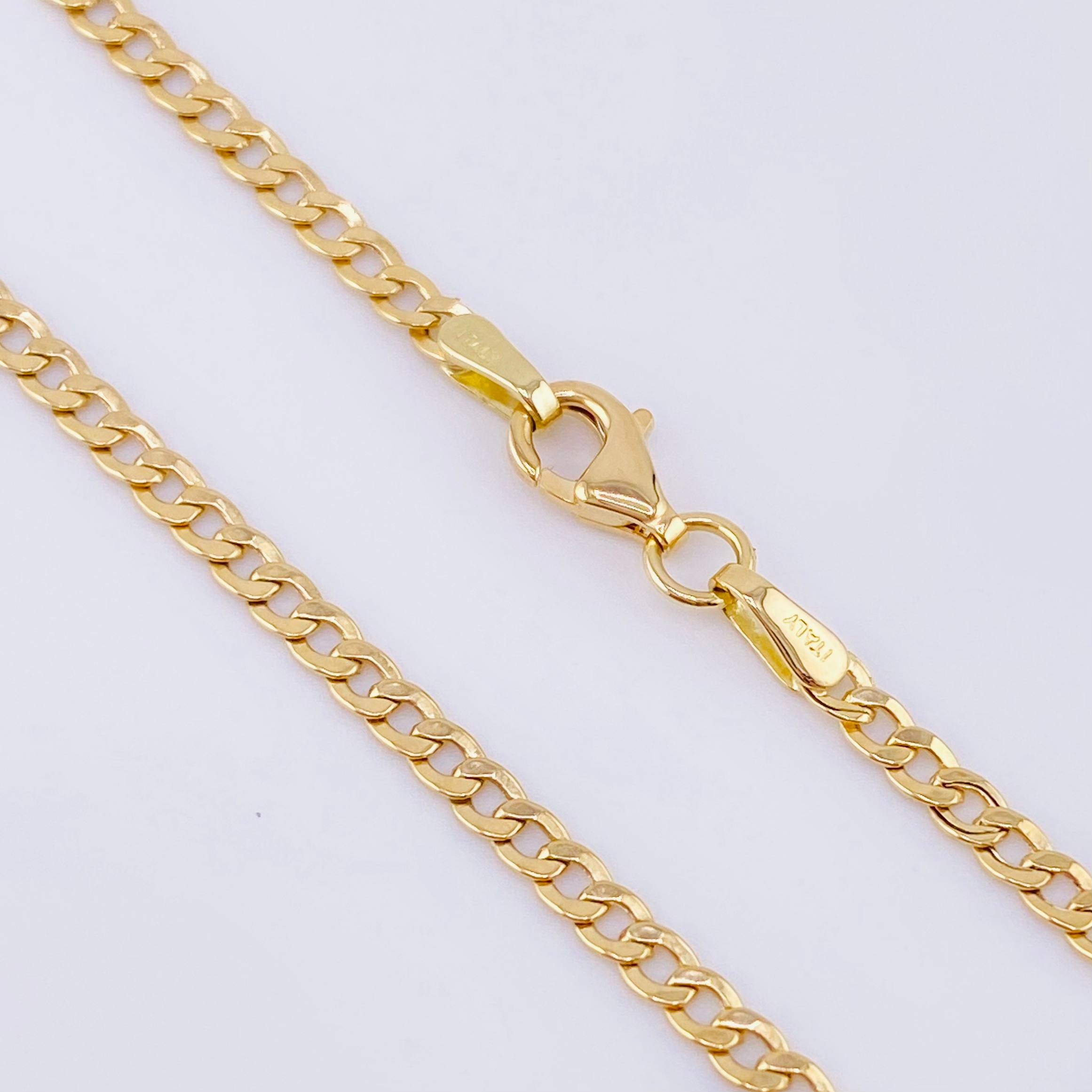 Cadena Cubana 2.95gr / 45cm / 2.4mm Oro Amarillo +1 18K *