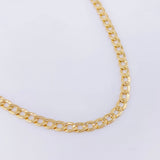 Cadena Cubana 6.45gr / 50cm / 4mm Oro Amarillo +1 18K *