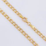 Cadena Cubana 6.45gr / 50cm / 4mm Oro Amarillo +1 18K *