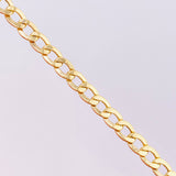 Cadena Cubana 6.45gr / 50cm / 4mm Oro Amarillo +1 18K *