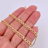 Cadena Cubana 6.45gr / 50cm / 4mm Oro Amarillo +1 18K *