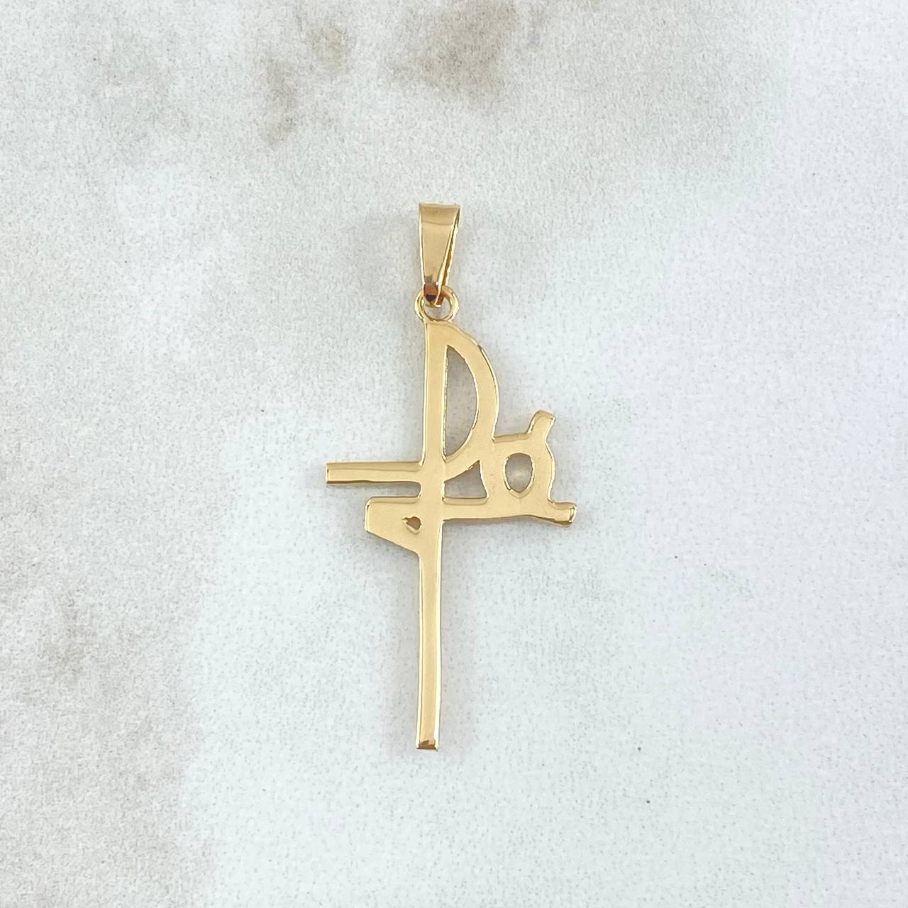 Dije Fe 1.25gr / 3.5cm / Oro Amarillo 18K ©