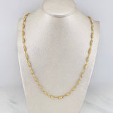 Cadena Rustica Barril 10.25 g / 61.5 cm / 3 mm Oro Amarillo 18K