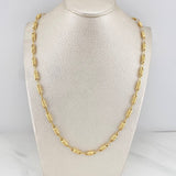 Cadena Rustica Barril 12.35 g / 61 cm / 3.75 mm Oro Amarillo 18K