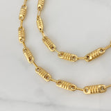 Cadena Rustica Barril 12.35 g / 61 cm / 3.75 mm Oro Amarillo 18K