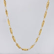 Cadena Rustica Barril 12.35 g / 61 cm / 3.75 mm Oro Amarillo 18K