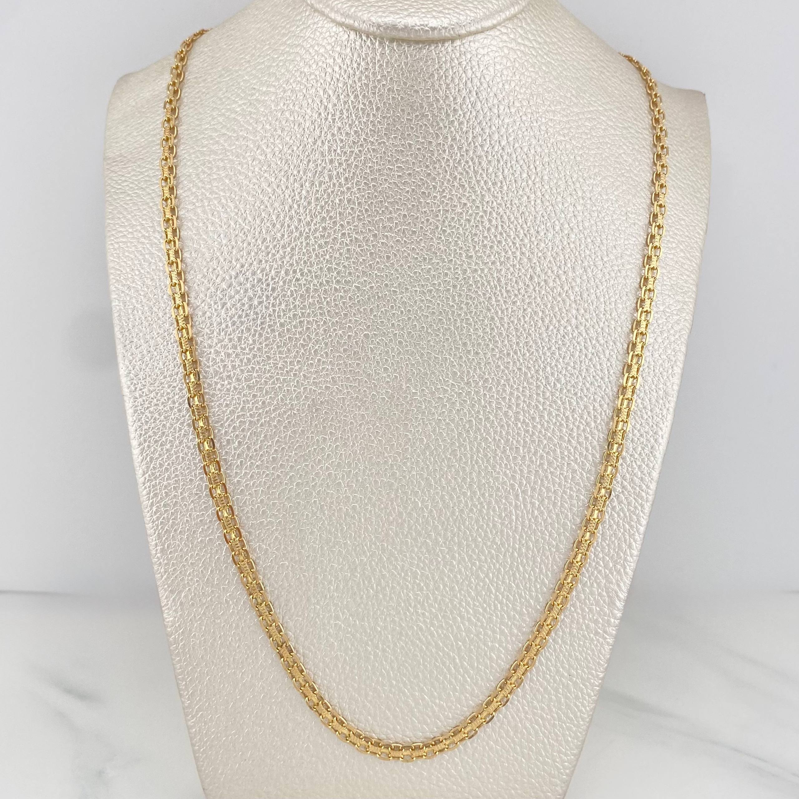 Cadena China 15.1 g / 62.2 cm / 3.56 mm Oro Amarillo 18K