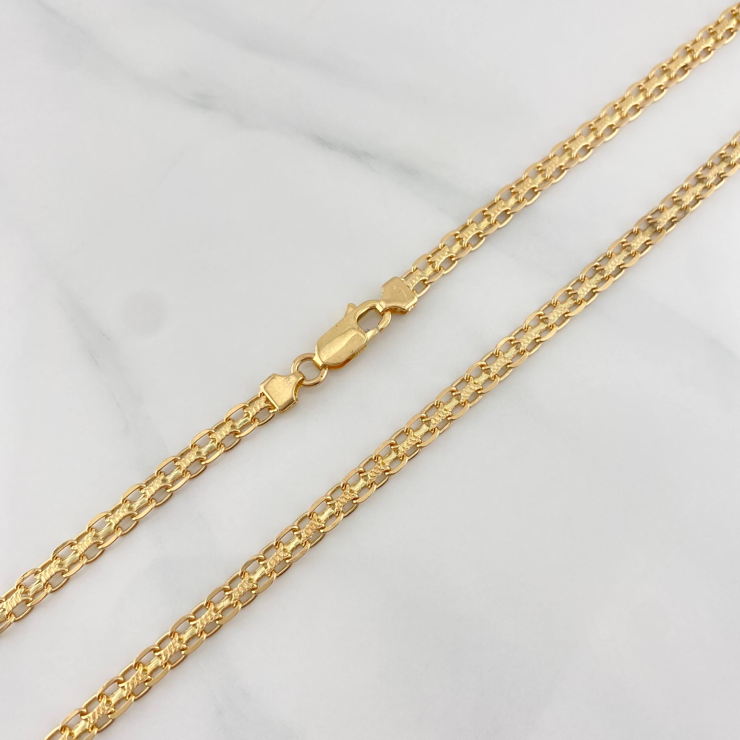Cadena China 15.1 g / 62.2 cm / 3.56 mm Oro Amarillo 18K
