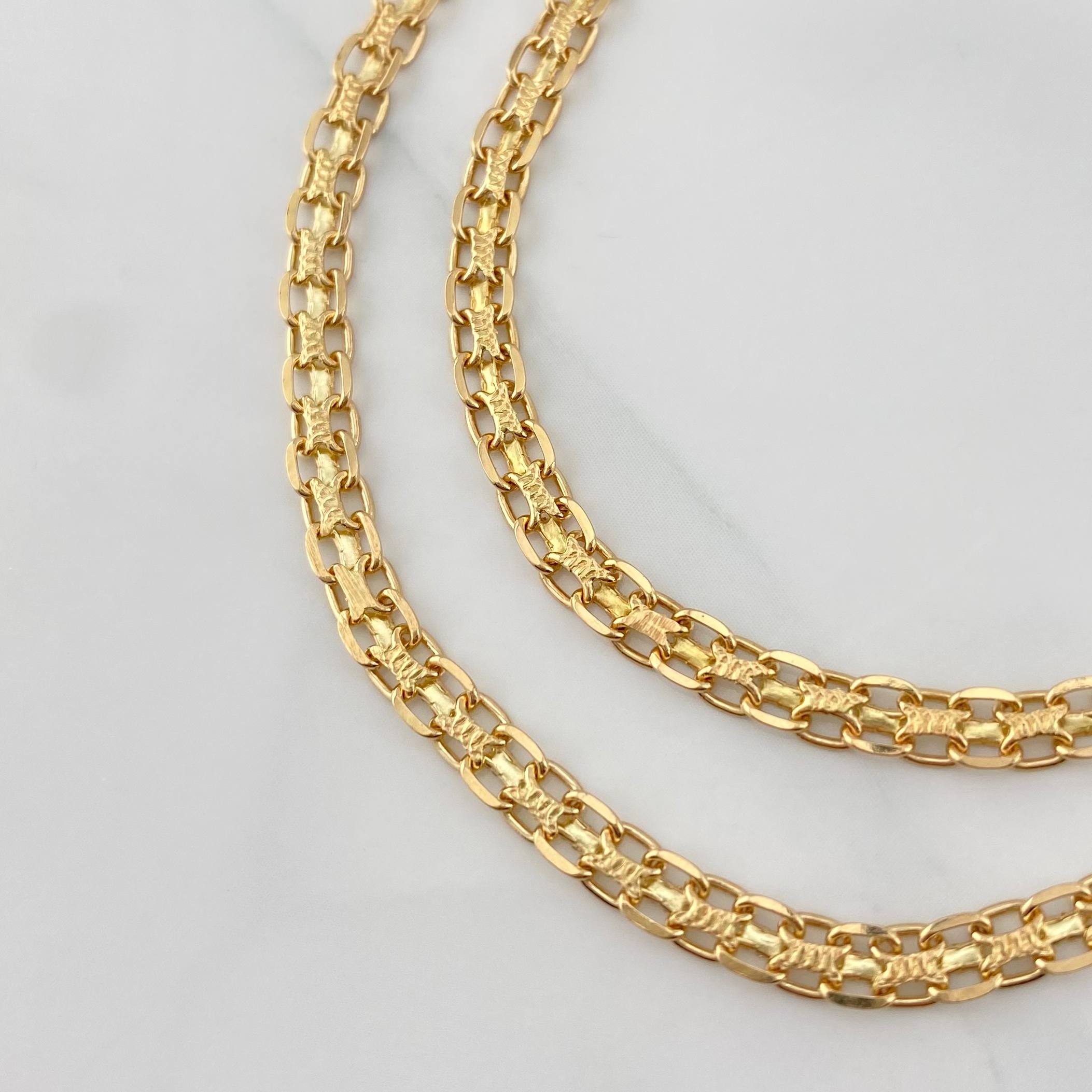 Cadena China 15.1 g / 62.2 cm / 3.56 mm Oro Amarillo 18K