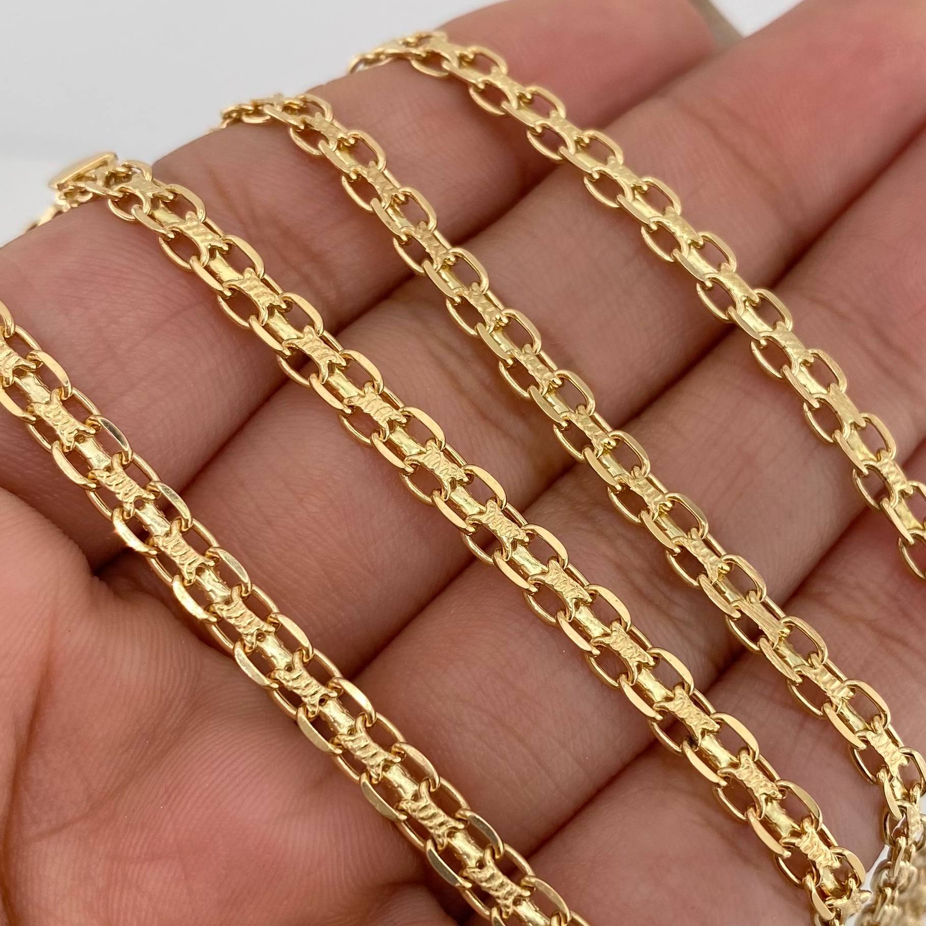 Cadena China 15.1 g / 62.2 cm / 3.56 mm Oro Amarillo 18K