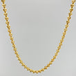 Cadena Militar Luna Diamantada 32.85 g / 71.4 cm / 3.9 mm Oro Amarillo 18K