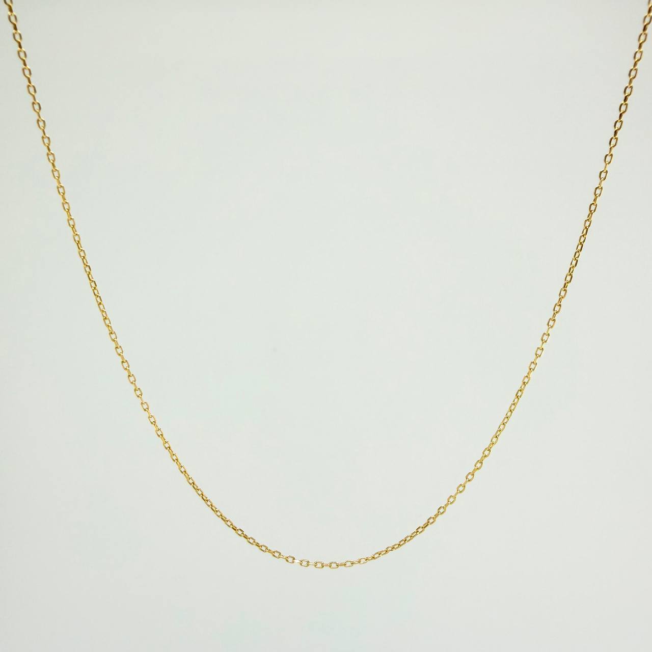 Cadena Aro Seguido  1.2gr / 40cm-45cm / 0.49mm Oro Amarillo 18K $