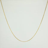 Cadena Aro Seguido  1.2gr / 40cm-45cm / 0.49mm Oro Amarillo 18K $
