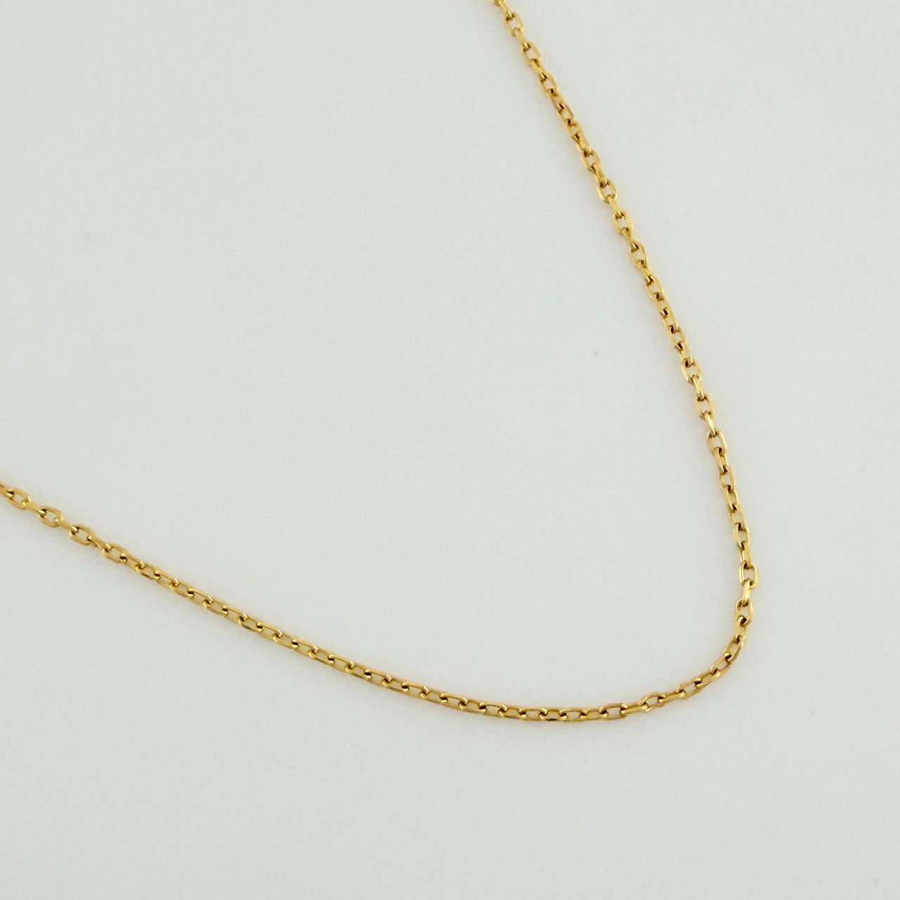Cadena Aro Seguido  1.2gr / 40cm-45cm / 0.49mm Oro Amarillo 18K $