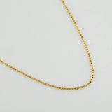 Cadena Aro Seguido  1.2gr / 40cm-45cm / 0.49mm Oro Amarillo 18K $