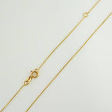 Cadena Aro Seguido  1.2gr / 40cm-45cm / 0.49mm Oro Amarillo 18K $