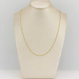 Cadena Aro Seguido  1.2gr / 40cm-45cm / 0.49mm Oro Amarillo 18K $