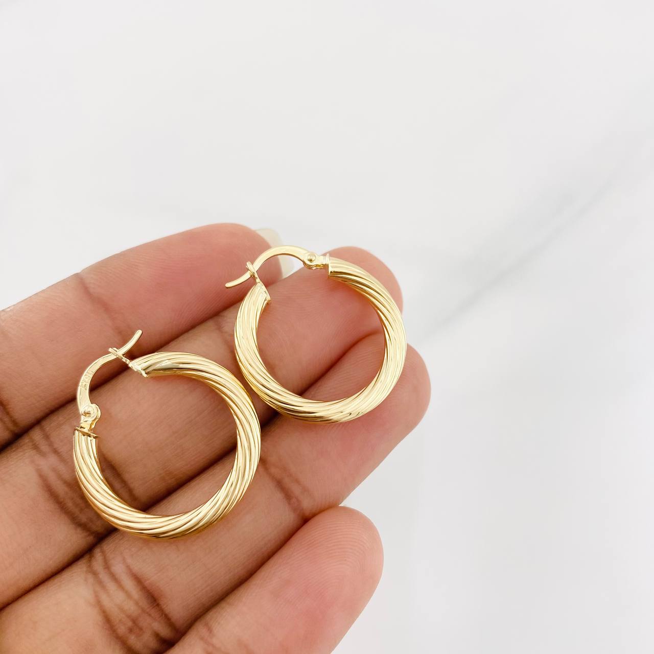 Candongas Mary 2.9g / 2.5cm Oro Amarillo 18K