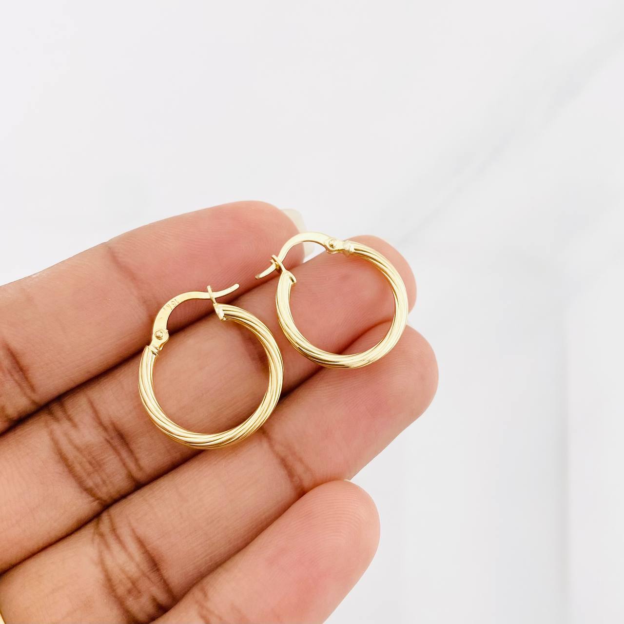 Candongas Mary 1.35g / 2.1cm Oro Amarillo 18K