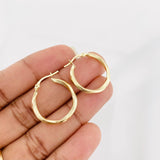 Candongas Mary 1.5g / 2.3cm Oro Amarillo 18K