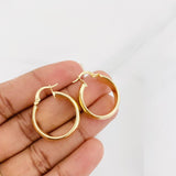 Candongas Winter 3.9g / 2.6cm Oro Amarillo 18K