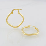 Candongas Rombo 1.45g / 2.3cm Oro Amarillo 18K