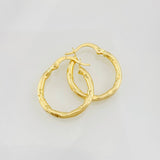 Candongas Lucero 1.5g / 2.1cm Oro Amarillo 18K