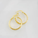 Candongas Gera 1.8g / 2.4cm Oro Amarillo 18K