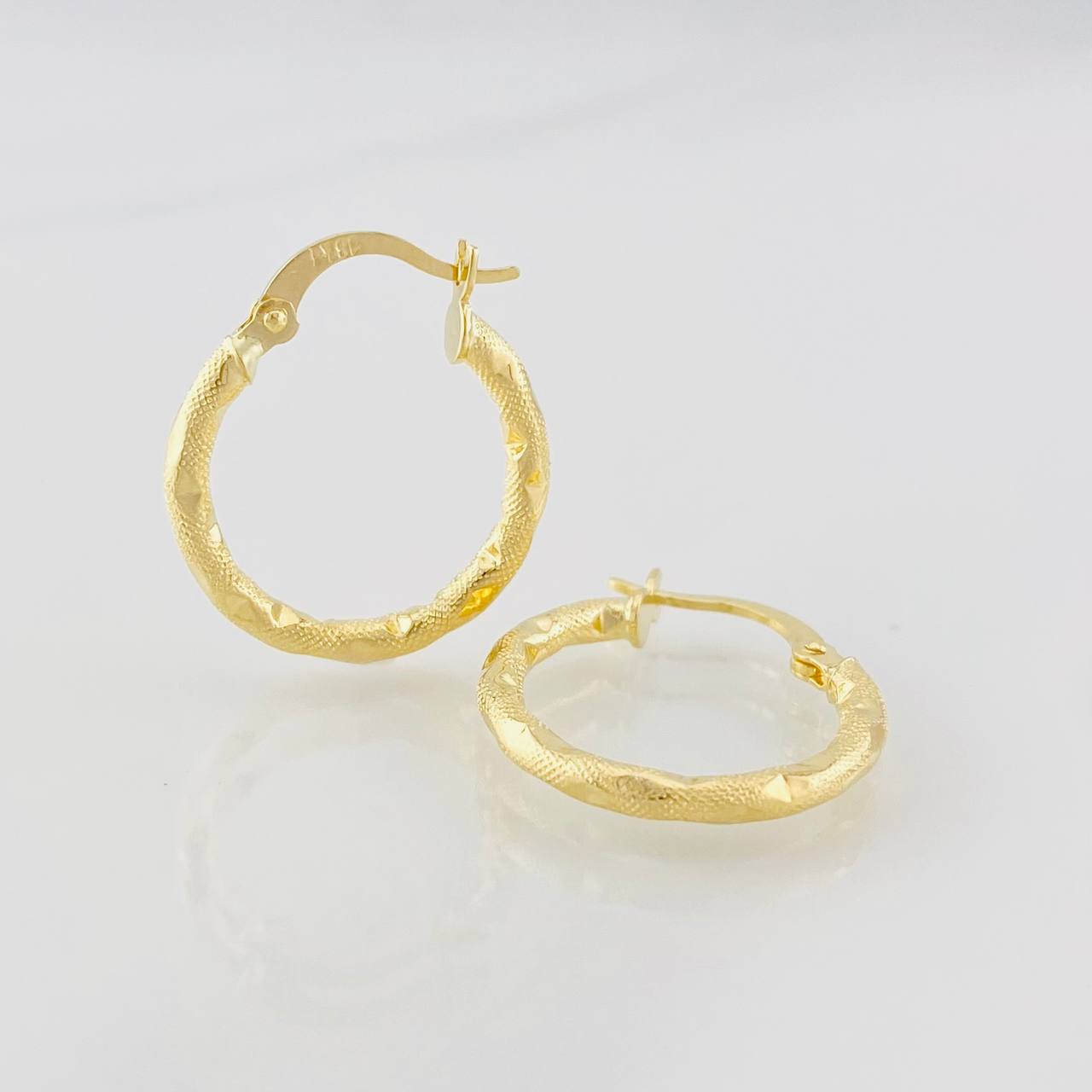 Candongas Kataleya 1.45g / 2.1cm Oro Amarillo 18K
